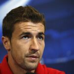 Gabi Fernández en rueda de prensa.