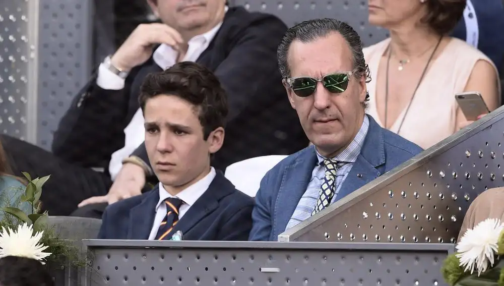 Jaime de Marichalar con Felipe Juan Froilán