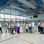 El delegado de Juventud y Deportes, José Manuel García, visitó las obras junto a distintos líderes vecinales del centro histórico