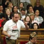 David Fernández, en su época en el Parlament como líder de la CUP.