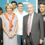 Aguirre pidió a los jovenes esfuerzo e ilusión para afrontar la próxima campaña electoral con la fórmula «a pico y pala»