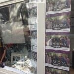 La caseta electoral de Podemos en Valladolid sufre un ataque esta madrugada