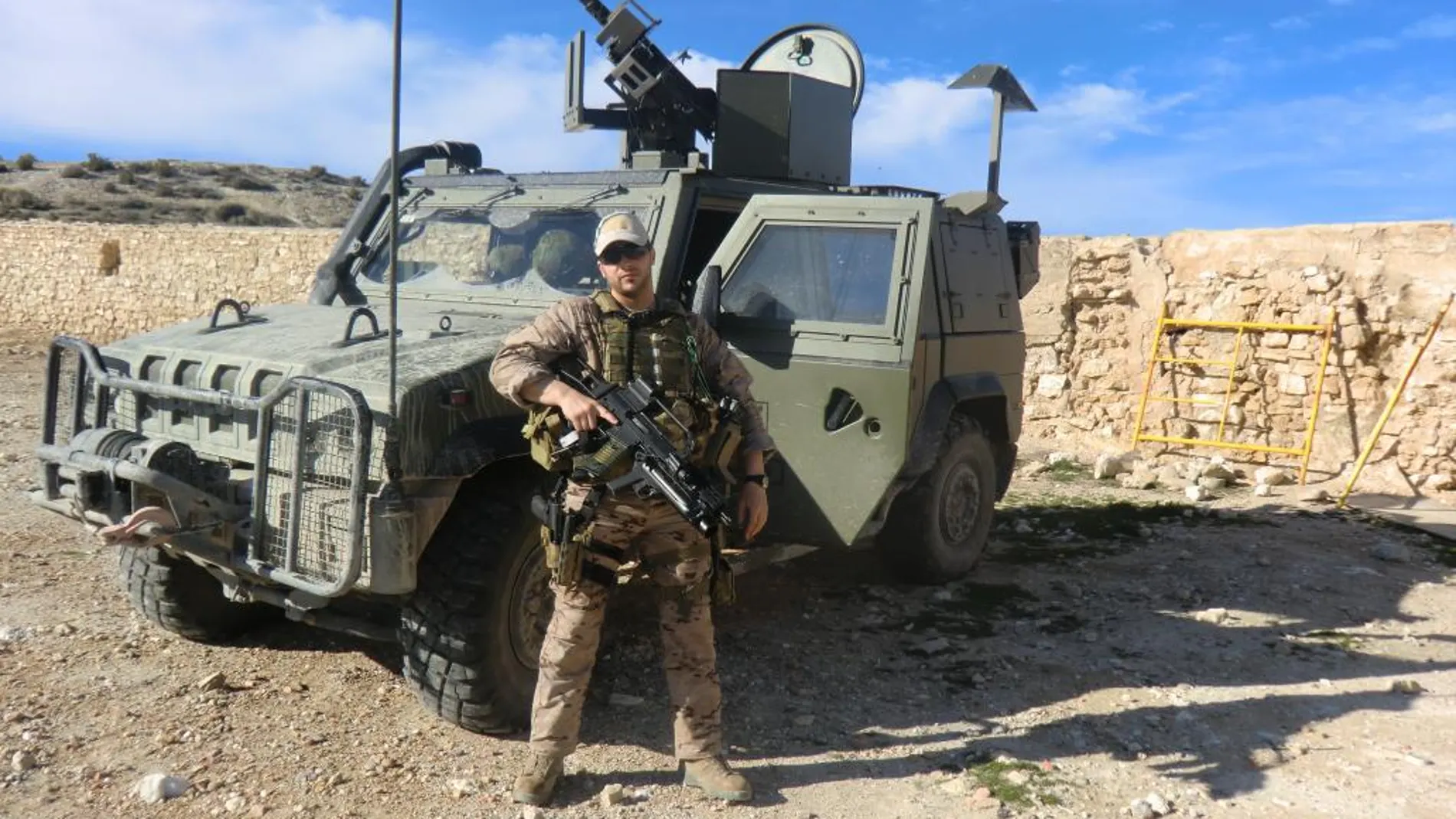 Imagen de Iván pocos días antes del despliegue en Afganistán