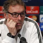 Laurent Blanc durante su etapa comotécnico del París Saint Germain.