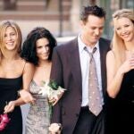 El reparto original de la serie «Friends»