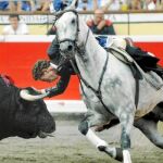 Leonardo Hernández realiza un desplante ayer en Bilbao