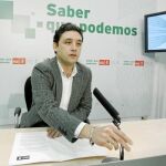 El ex vicesecretario general de los socialistas andaluces Rafael Velasco, en la sede regional del partido