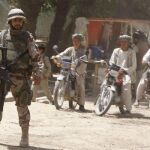 Un soldado español en Afganistán (archivo)