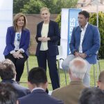 Cristina Cifuentes, en un acto electroal en Humanes de Madrid