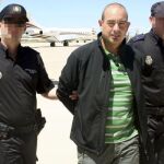 "Susper" , durante un traslado temporal a España para ser juzgado