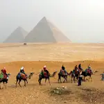 Las Pirámides de Guiza en El Cairo