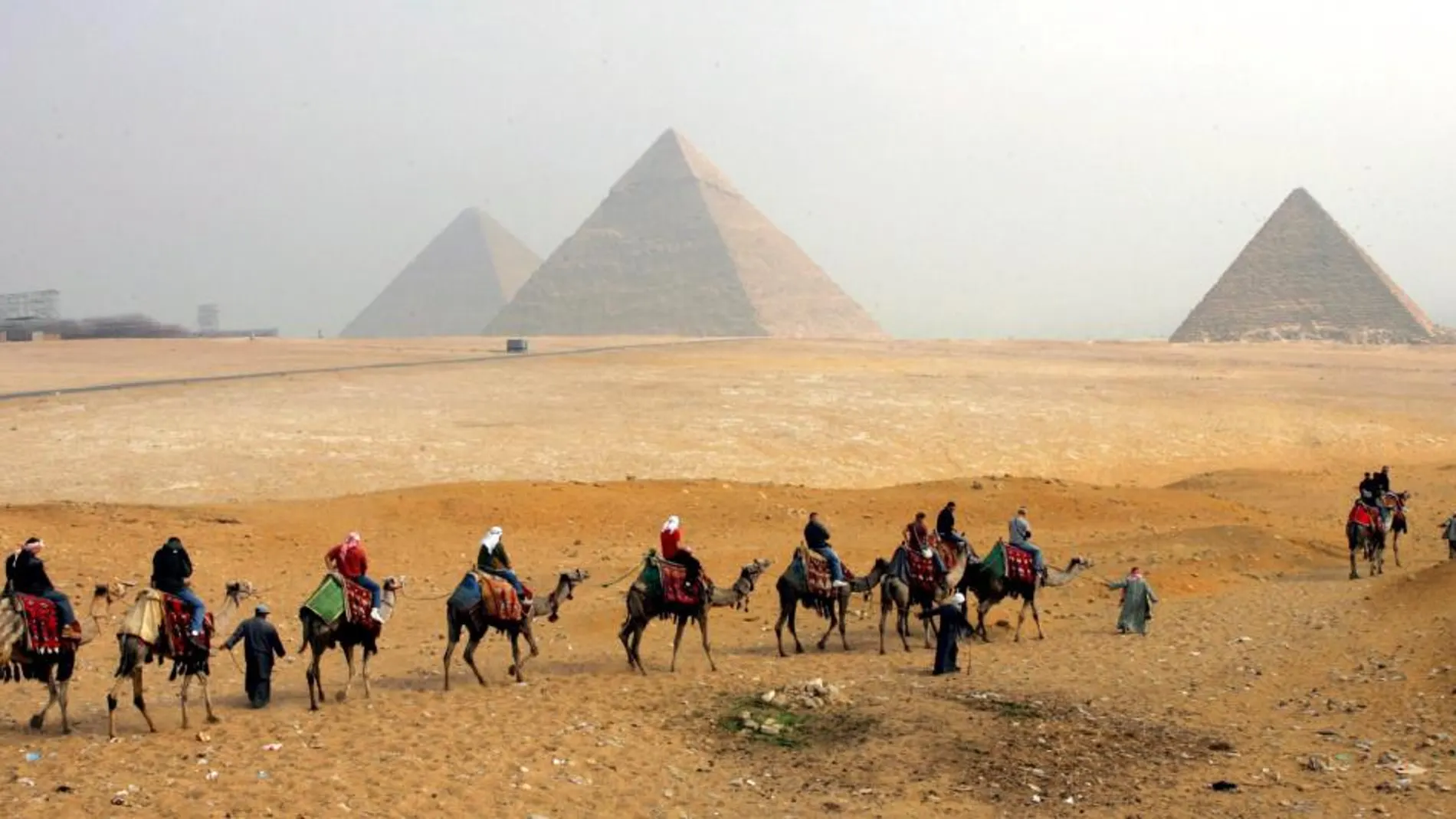 Las Pirámides de Guiza en El Cairo