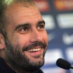El entrenador del Barcelona, Pep Guardiola