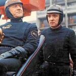 Escena del filme «Fahrenheit 451», basado en su famosísimo libro