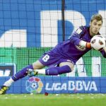 David de Gea en una de sus intervenciones