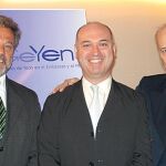 De izda. a dcha: José Antonio Díaz Huertas, Javier Haya y Manuel Amarilla