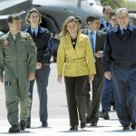 Y Chacón, con los «top gun»