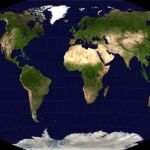 Mapamundi de "Google Maps"