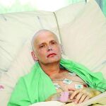 Alexander Litvinenko en el hospital días antes de morir