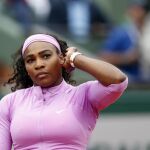 La tenista estadounidense Serena Williams durante su partido ante la checa Andrea Hlavackova