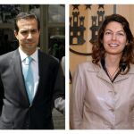 Los consejeros de la Comunidad de Madrid Salvador Victoria y Lucía Figar