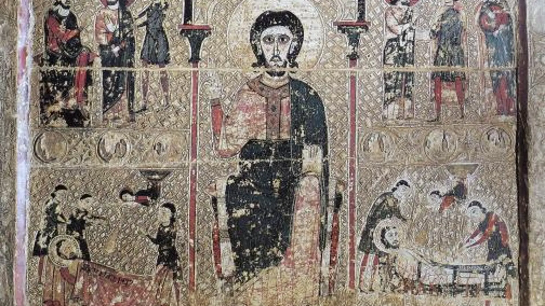 Frontal dedicado a san Vicente Mártir, una de las obras reclamadas por Barbastro