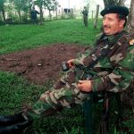 El jefe guerrillero de las FARC abatido, en una imagen del año 2000