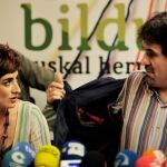 Peio Urizar y Bakartxo Ruiz, dirigentes de Bildu