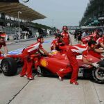 Una carrera con lluvia sería lo más beneficioso para Ferrari