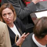 Chacón en la reunión de ministros de Defensa de la OTAN, celebrada ayer en Bruselas