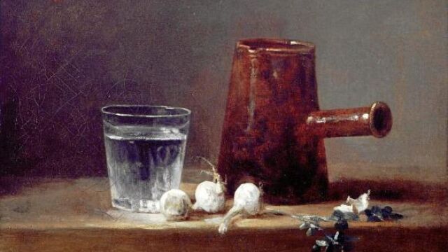 Uno de los bodegones de Chardin que están en la muestra