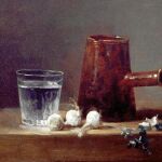Uno de los bodegones de Chardin que están en la muestra