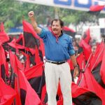 Daniel Ortega, en un acto de campaña en Managua