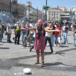 Rodaje en la Puerta del Sol