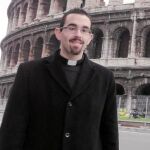 Rubén Tejedor, ante el Coliseo, en una reciente visita a Roma