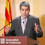 El portavoz del Govern, Francesc Homs, cree que el PSC actuará como «un partido de gobierno»