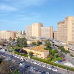 El hospital La Fe ubicado en el barrio de Campanar de Valencia