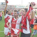 La plantilla que logró el ascenso a Primera