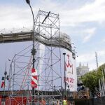 La ciudad se ha engalanado para recibir la visita del Papa y los miles de jóvenes que le acompañarán estos días