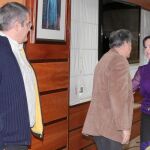 La consejera Silvia Clemente saluda a los representantes de las OPAs, antes de celebrar el Consejo Regional Agrario