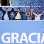 El balcón de Génova, la imagen de la victoria popular el pasado 22-M