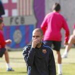 Guardiola ha cambiado los planes para el clásico: ayer era día de descanso, pero entrenó por la tarde y hoy no lo hará