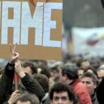 Miles de belgas se manifestaron el pasado día 23 después de 200 días sin gobierno bajo el lema «Vergüenza»