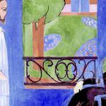 «Conversación» es el título del lienzo del artista, que llega a España fruto del intercambio junto a «Juego de bolas»