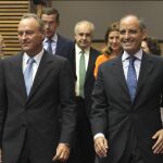 Camps acompaña a Fabra en el pleno de investidura