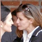 La ministra de Cultura y la viuda del escritor