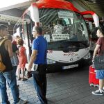 La jornada transcurrió con tranquilidad gracias al menor número de viajeros