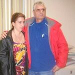 José Miguel Martínez junto a su esposa Sofía esta Navidad en el centro de acogida de Sigüenza