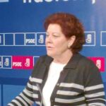 La responsable de Infraestructuras del Grupo Parlamentario Socialista, Teresa Rosique