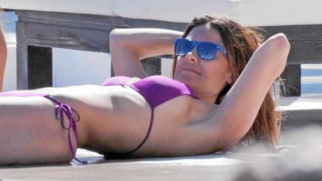 María José, en junio, durante sus vacaciones en Marbella